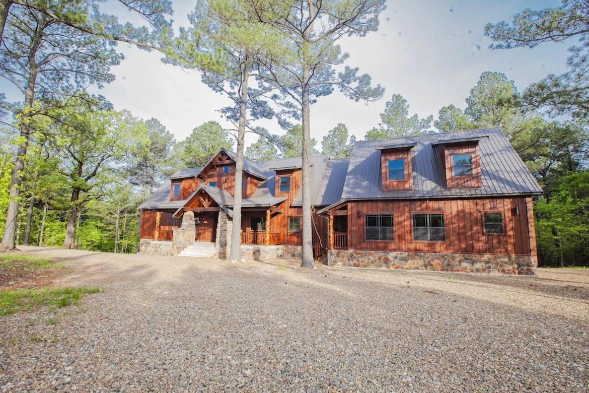 Stone Mountain Lodge 5000Sqft 6 Bed Game Room Pool Table Hot Tub Broken Bow Kültér fotó
